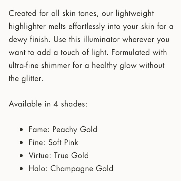 Cream Highlighter in Virtue, by Laritzky - Picture 4 of 4